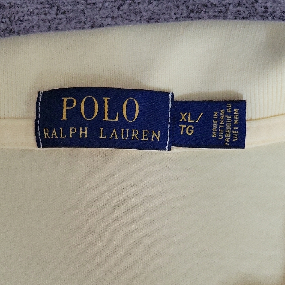 Polo by Ralph Lauren Men's Yellow Polo Shirt - Picture 2 of 3